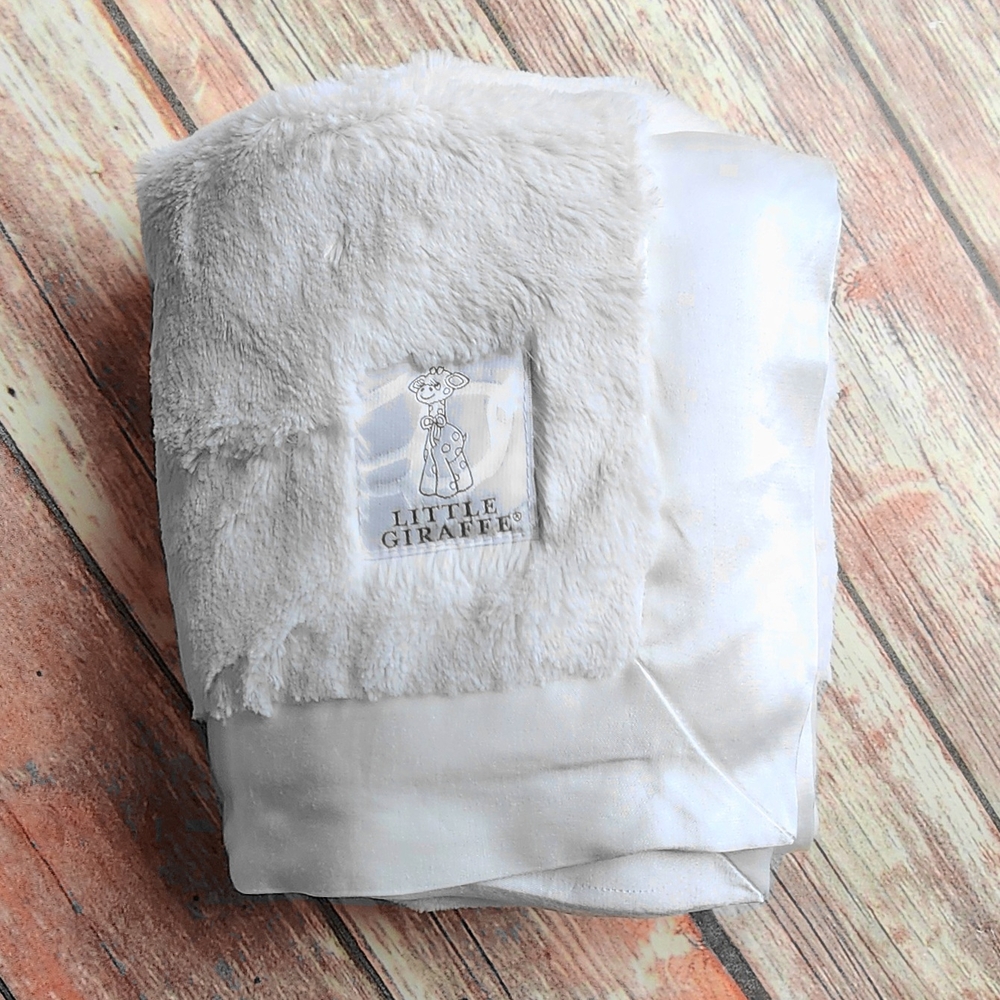 Little Giraffe Luxe Faux Fur  Baby Blanket